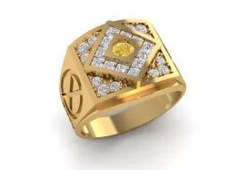 797 Diamond Men Ring X Men 3D print model