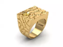 798 Diamond Men ring 3D print model