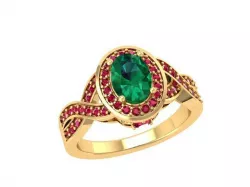 833 Diamond Ring 3D print model