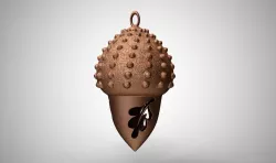 Acorn Necklace 3D print model