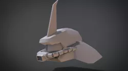AMS-119 Geara Doga Head 3D print model