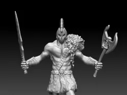 Avatar of War Figurine 3D print model