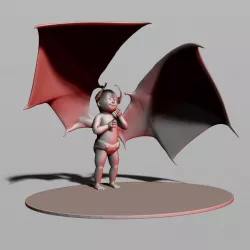 Baby Demon 3D print model