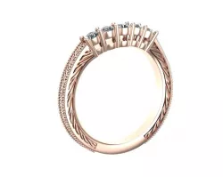 Basic gold rings NN145 3D print model