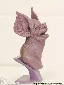 Bat Bust Sculpture 3D Print 3D print model
