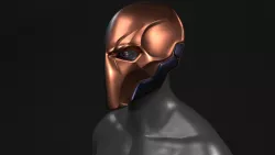 Batman Arkham Origins Deathstroke Helmet 3D Printable Model 3D print model