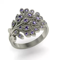  beautiful  ring with gems  3D print model