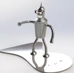 Bender Rodriguez 3D print model