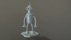Bender with rigging 3D print model