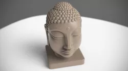 Buddha Head 3D print model