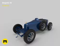Bugatti 35 3D print model