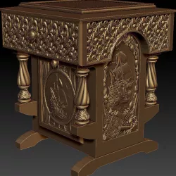 chess table 3D print model