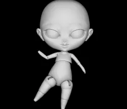 Chibi BJD Doll  3D print model