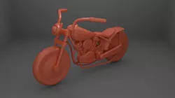 Chopper Motorcycle 3D print model