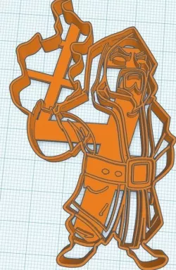 clash royale - Mage mago ver cookie cutter for 3d printing 3D print model