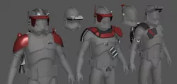  Clone Armor Accessories Pack 3D print model
