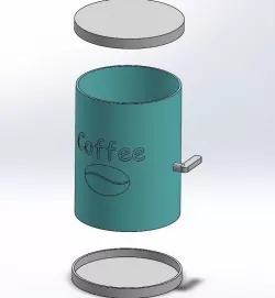 Coffe dispencer for moka pot 3D print model