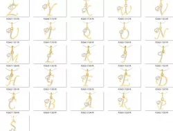 Collection- Bulk Pendants-0003-3dm with stones-26 Files 3D print model