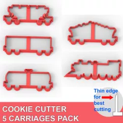 COOKIE CUTTER  5 CARRIAGES PACK 3D print model