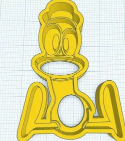 COOKIE CUTTER Pocoyo Pato 3D print model 3D print model 3D print model