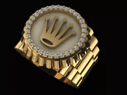 CROWN RING ROLEY custom made  3D print model
