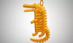 Cute Alligator 3D print model