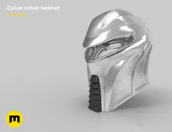 Cylon robot helmet from Batlestar Galactica 3D print model