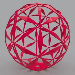 Daisy Ball Geometric Shape 3D Print Model 3D print model