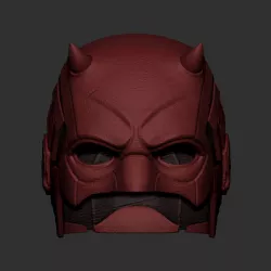 Daredevil Mask 3D Printing 3D print model