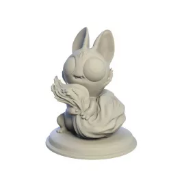 Desktop figure Shy Squirrel 3D print model