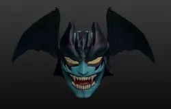 Devilman head 3D print model