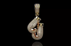 Diamond Boxing Glove 3D print model