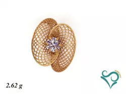 diamond gold ring gemstone printable Jewel  3D print model