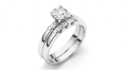 Diamond ring set 3D print model