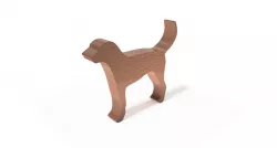 Dog Ornament for your Bookshelf 3D print model