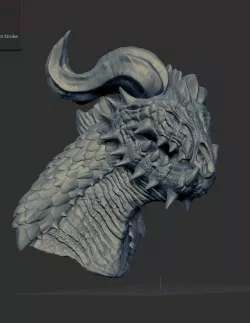 Dragonbust 2 3D print model