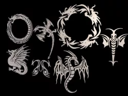 Dragons 3D print model