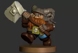 dwarf  3D print model