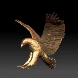 eagle scupture 3D print model