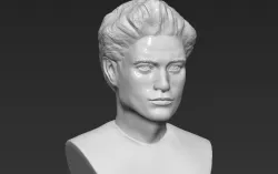 Edward Cullen Twilight Robert Pattinson bust 3D printing ready  3D print model