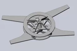 Efficient Ornithopter Wingflap Drive Mechanism Prototype 3D print model