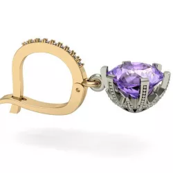  fashion earring with gems  3D print model