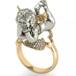 fashion ring litlle angel 3D print model