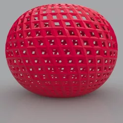 Filigree Chubby Geometric Shape 3D Print Model 3D print model