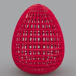 Filigree Egg Geometric Shape 3D Print Model 3D print model