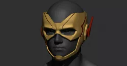 Flash Kid Helmet - DC comic 3D print model 3D print model