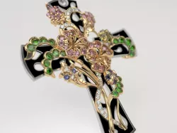 Flower cross - original 3D print model
