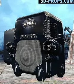FO4 Radio Speaker Unit 3D print model