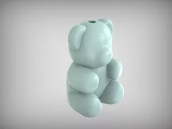Form for making a Bear of foam 3D print model