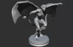 Gargoyl Female 3D print model